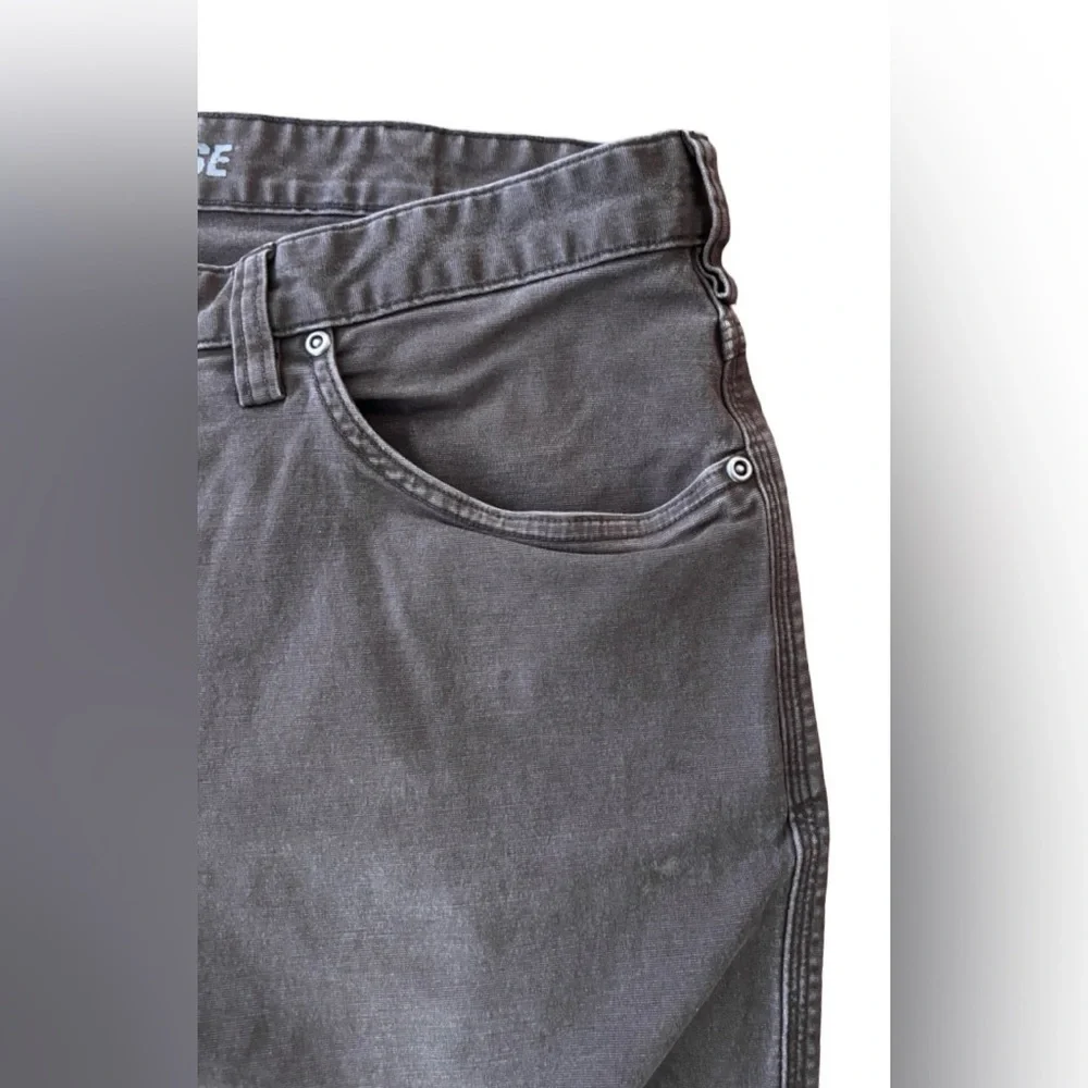 Duluth Flex Fire Hose mushroom color strght lg cottn blnd mens jeans SZ 40x34